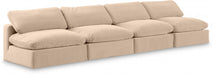 Comfy Velvet Sofa Beige - 189Beige-S156 - Vega Furniture