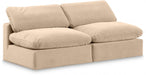 Comfy Velvet Sofa Beige - 189Beige-S78 - Vega Furniture