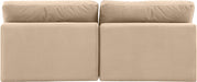 Comfy Velvet Sofa Beige - 189Beige-S78 - Vega Furniture