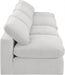 Comfy Velvet Sofa Cream - 189Cream-S156 - Vega Furniture