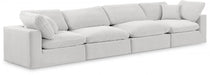 Comfy Velvet Sofa Cream - 189Cream-S158 - Vega Furniture