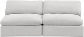 Comfy Velvet Sofa Cream - 189Cream-S78 - Vega Furniture