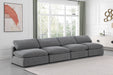 Comfy Velvet Sofa Grey - 189Grey-S156 - Vega Furniture