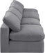 Comfy Velvet Sofa Grey - 189Grey-S156 - Vega Furniture