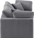 Comfy Velvet Sofa Grey - 189Grey-S80 - Vega Furniture