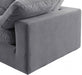 Comfy Velvet Sofa Grey - 189Grey-S80 - Vega Furniture