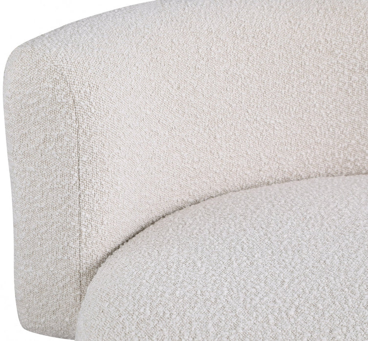 Como Cream Boucle Fabric Accent Chair - 567Cream - Vega Furniture