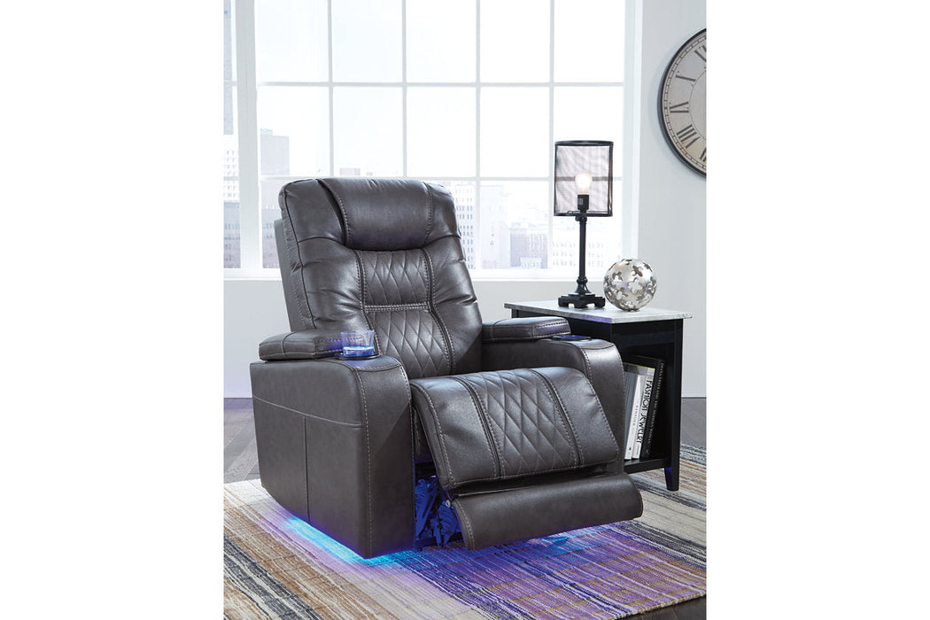 Composer Gray Power Recliner - 2150613 - Vega Furniture