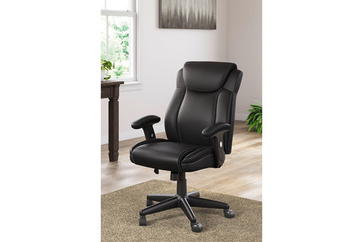 Corbindale Black Home Office Chair - H220-06A - Vega Furniture