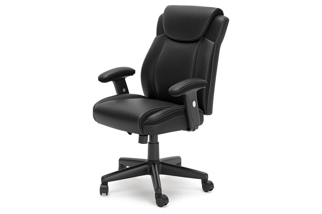 Corbindale Black Home Office Chair - H220-06A - Vega Furniture