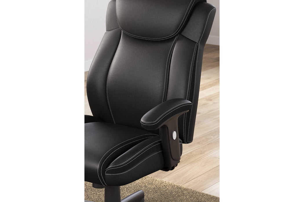 Corbindale Black Home Office Chair - H220-06A - Vega Furniture