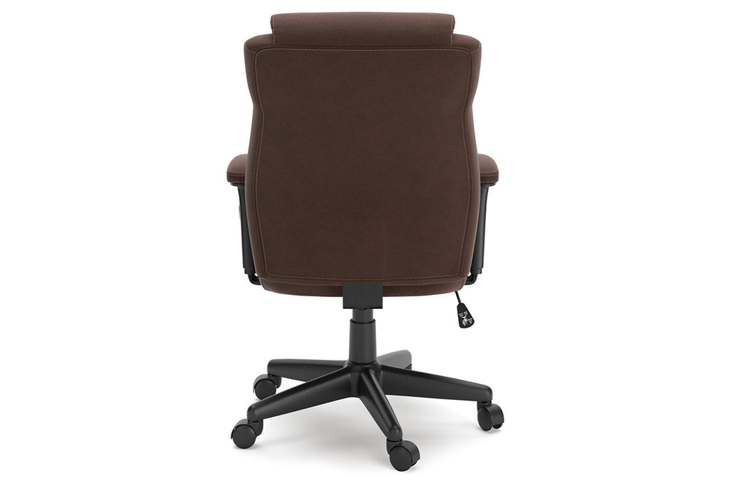 Corbindale Brown/Black Home Office Chair - H220-05A - Vega Furniture