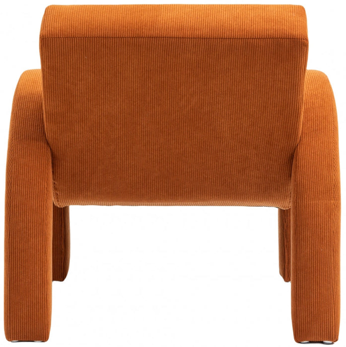 Corduroy Fabric Accent Chair Cognac - 413Cognac - Vega Furniture