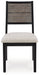 Corloda Black/Gray Dining Table and 4 Chairs (Set of 5) - D426-225 - Vega Furniture