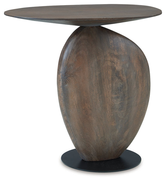 Cormmet Brown/Black Accent Table - A4000612 - Vega Furniture