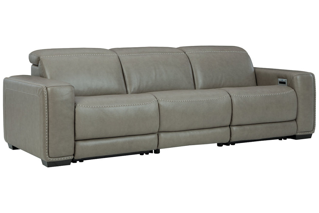 Correze Gray 3-Piece Power Reclining Sofa - SET | U9420246 | U9420258 | U9420262 - Vega Furniture