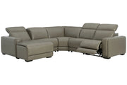 Correze Gray 5-Piece Power Reclining Sectional - SET | U9420246 | U9420246A | U9420262 | U9420277 | U9420279 - Vega Furniture