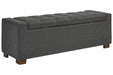 Cortwell Gray Storage Bench - A3000224 - Vega Furniture