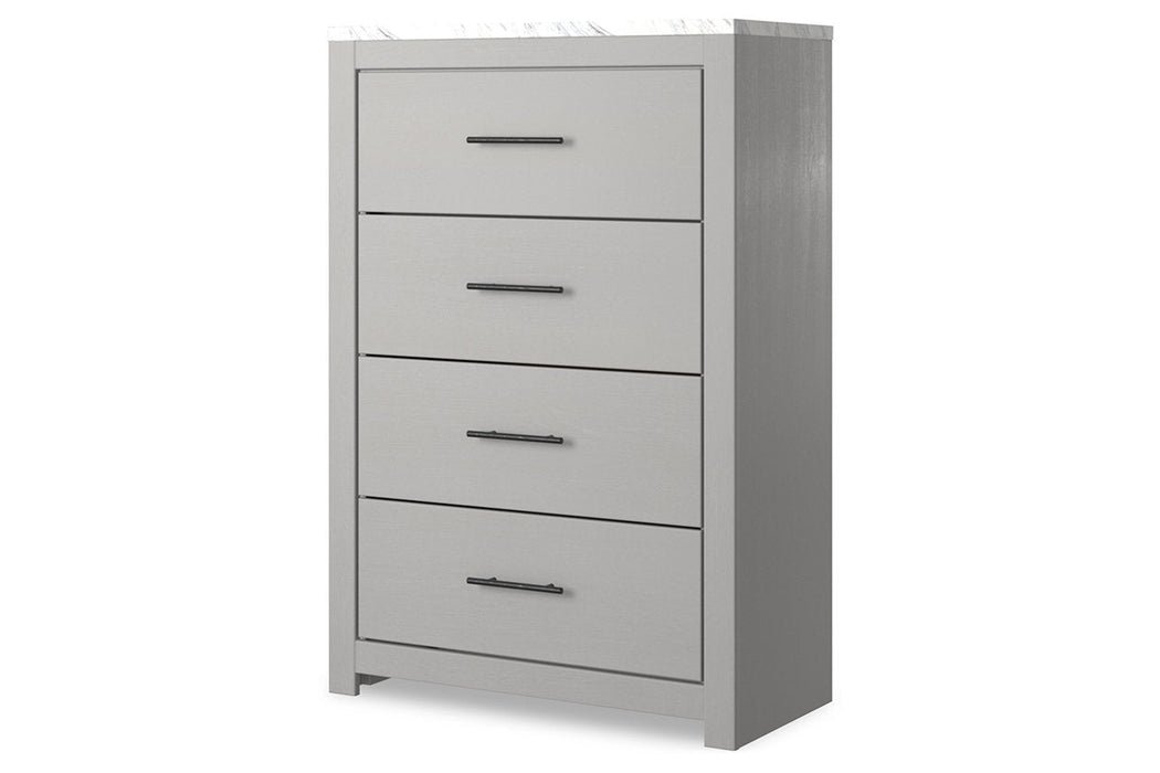 Cottonburg Light Gray/White Chest of Drawers - B1192-44 - Vega Furniture