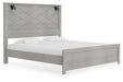 Cottonburg Light Gray/White King Panel Bed - SET | B1192-56 | B1192-58 | B1192-99 - Vega Furniture