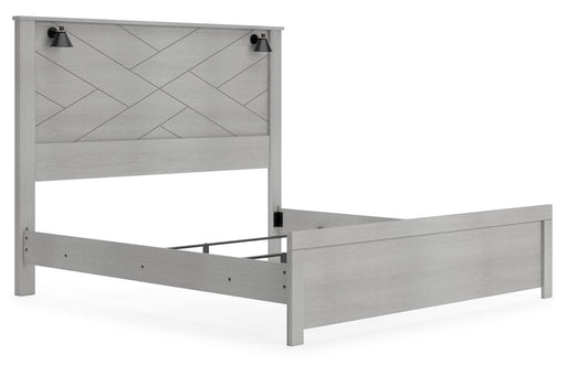 Cottonburg Light Gray/White King Panel Bed - SET | B1192-56 | B1192-58 | B1192-99 - Vega Furniture