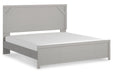 Cottonburg Light Gray/White King Panel Bed - SET | B1192-72 | B1192-97 - Vega Furniture