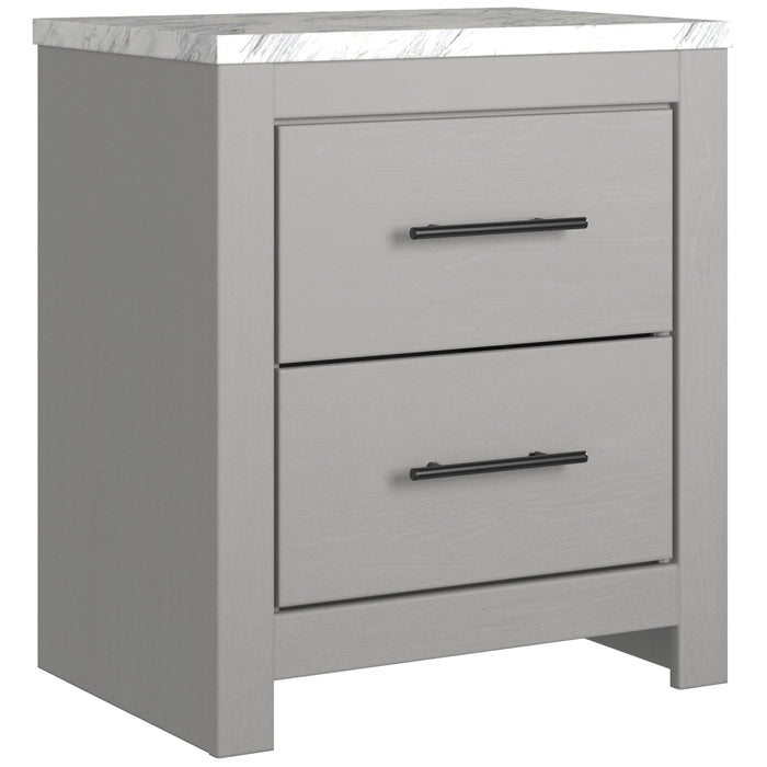 Cottonburg Light Gray/White Lighted Panel Bedroom Set - SET | B1192-56 | B1192-58 | B1192-99 | B1192-31 | B1192-36 - Vega Furniture