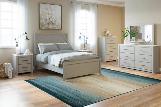Cottonburg Light Gray/White Panel Youth Bedroom Set - SET | B1192-55 | B1192-86 | B1192-31 | B1192-36 - Vega Furniture