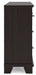 Covetown Dark Brown Dresser - B441-31 - Vega Furniture