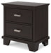 Covetown Dark Brown Nightstand - B441-92 - Vega Furniture