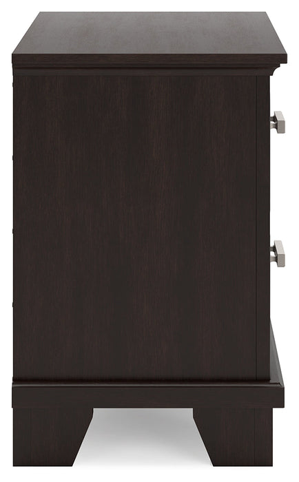 Covetown Dark Brown Nightstand - B441-92 - Vega Furniture