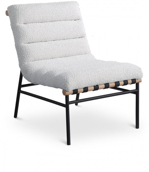 Cream Burke Boucle Fabric Accent Chair - 411Cream - Vega Furniture