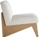 Cream Chapman Boucle Fabric Accent Chair - 460Natural - Vega Furniture