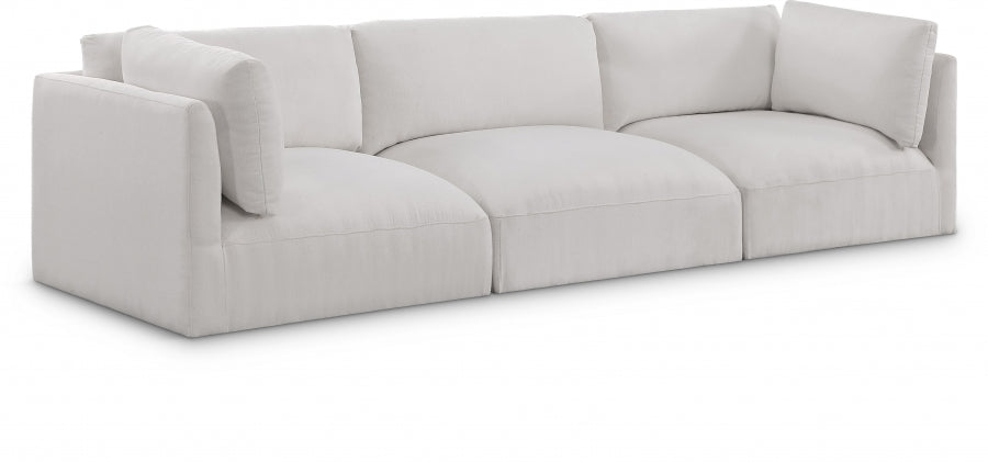 Cream Ease Fabric Modular Sofa - 696Cream-S114B - Vega Furniture