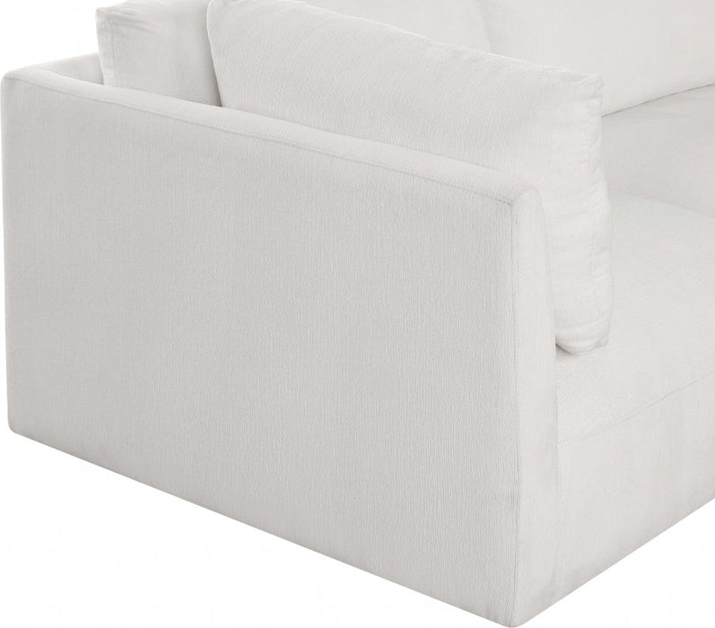 Cream Ease Fabric Modular Sofa - 696Cream-S114B - Vega Furniture