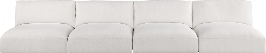 Cream Ease Fabric Modular Sofa - 696Cream-S152A - Vega Furniture