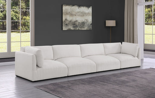 Cream Ease Fabric Modular Sofa - 696Cream-S152B - Vega Furniture