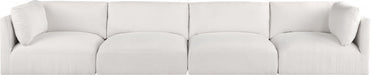 Cream Ease Fabric Modular Sofa - 696Cream-S152B - Vega Furniture