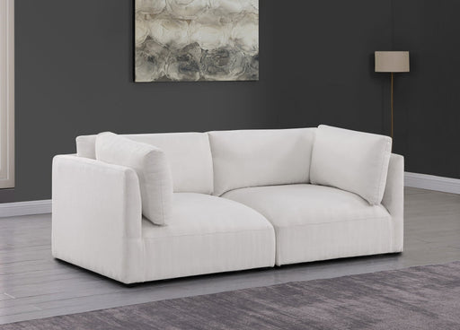 Cream Ease Fabric Modular Sofa - 696Cream-S76B - Vega Furniture