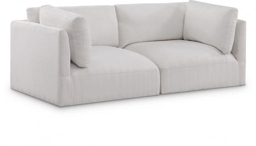 Cream Ease Fabric Modular Sofa - 696Cream-S76B - Vega Furniture