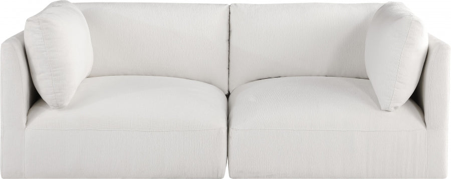 Cream Ease Fabric Modular Sofa - 696Cream-S76B - Vega Furniture