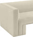 Cream Henson Velvet Chair - 665Cream-C - Vega Furniture