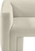 Cream Henson Velvet Chair - 665Cream-C - Vega Furniture