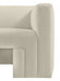 Cream Henson Velvet Chair - 665Cream-C - Vega Furniture