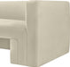 Cream Henson Velvet Chair - 665Cream-C - Vega Furniture