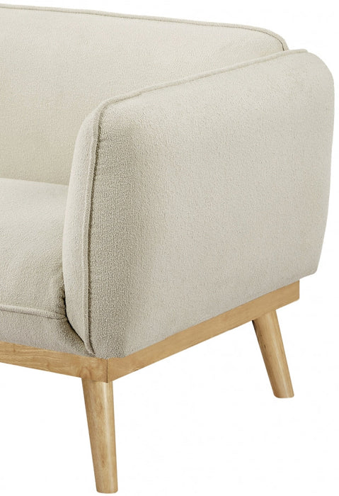 Cream Nolita Boucle Fabric Chair - 159Cream-C - Vega Furniture