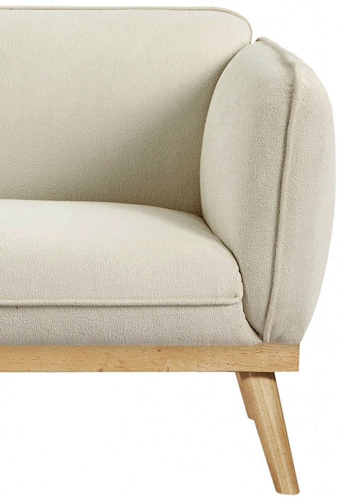 Cream Nolita Boucle Fabric Chair - 159Cream-C - Vega Furniture