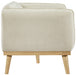 Cream Nolita Boucle Fabric Loveseat - 159Cream-L - Vega Furniture