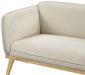 Cream Nolita Boucle Fabric Loveseat - 159Cream-L - Vega Furniture