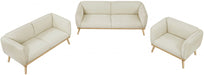 Cream Nolita Boucle Fabric Sofa - 159Cream-S - Vega Furniture